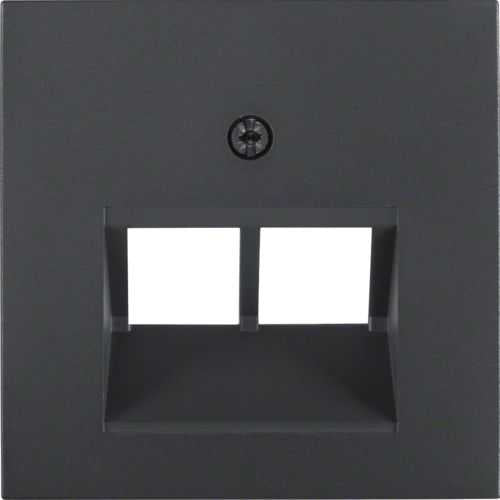 Berker 14091606 Zentralstück für UAE Steckdose 2fach S.1/B.3/B.7 anthrazit, matt Mesch Shop Berker 14091606 Zentralstück für UAE Steckdose 2fach S.1/B.3/B.7 anthrazit, matt Mesch Shop